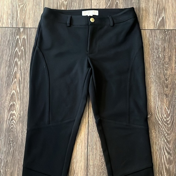 Michael Kors Black Leggings Womens Size 2 Stretch Pants - Picture 2 of 11